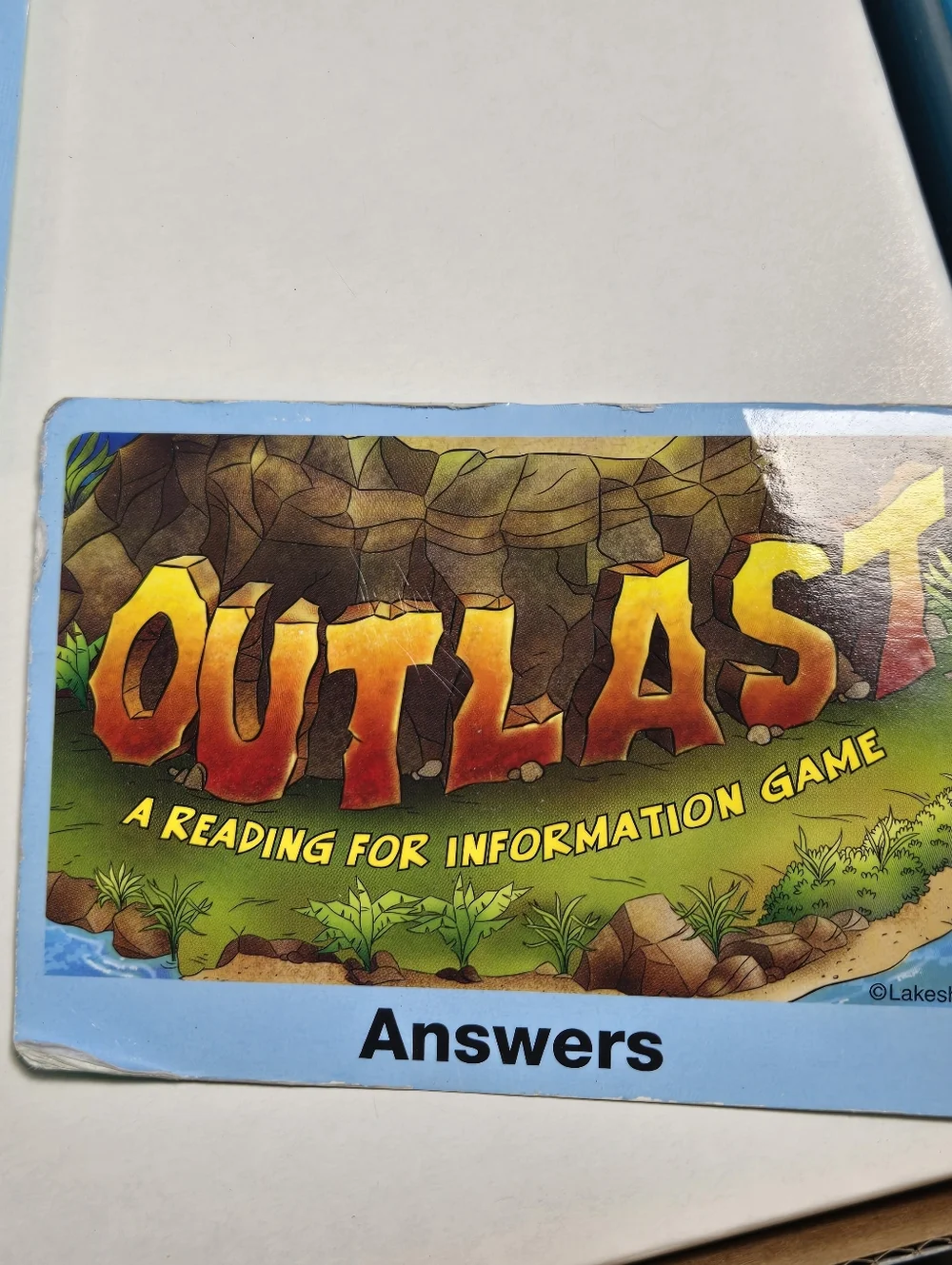 Lakeshore‎ Outlast Reading Game